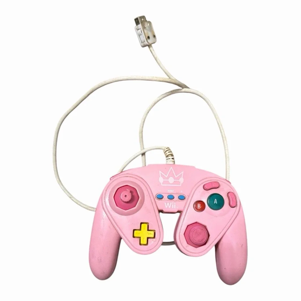 Nintendo Wii/Wii U Princess Peach Controller Fight Pad Super Smash Bros 085-006